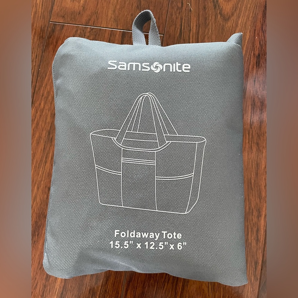 Samsonite Charcoal Foldaway Tote